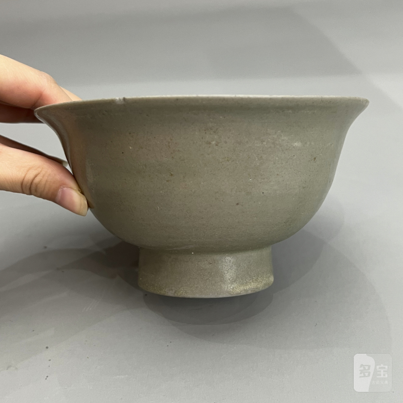 明代 青釉高足大碗 - 图10